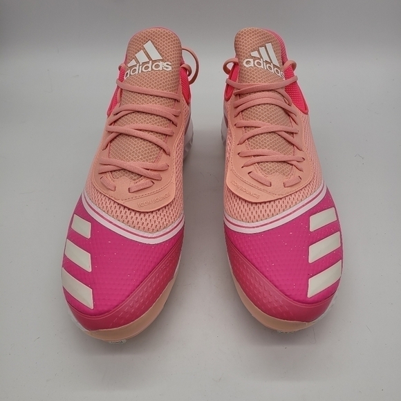 Adidas Icon 5 Bounce 'Breast Cancer Awareness Baseball Cleats Men 17 Shoes  NEW - Picture 3 of 14